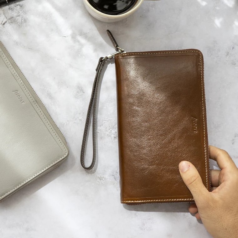 Filofax Malden Zip Brown